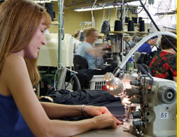 Women working on garment